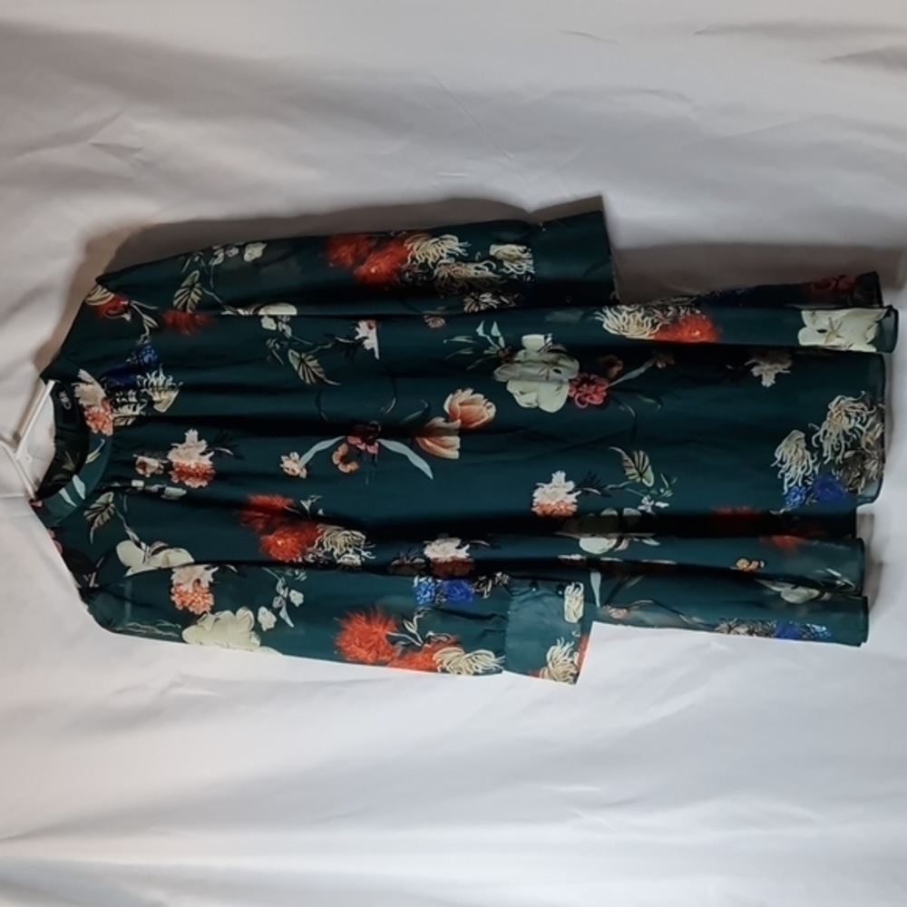 CBR Green Floral Dress NWT S: L